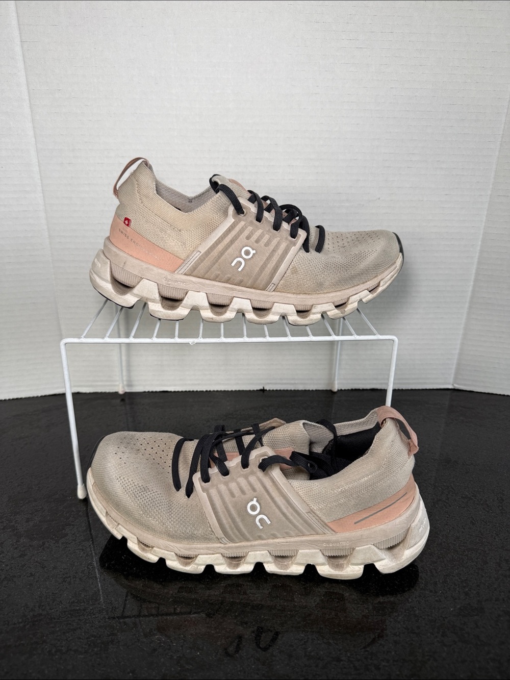 On Running Cloudswift 3 Women's Sneakers Ivory Rose Size 7.5 - Picture 2 of 10
